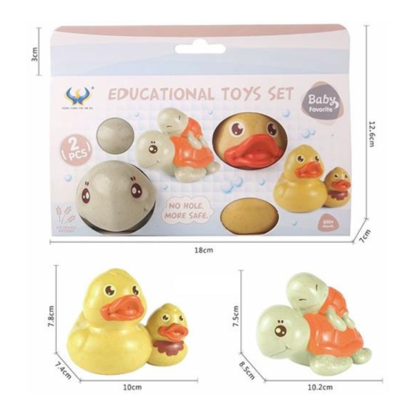 Pato y Tortuta para Baño - Baby Favorite