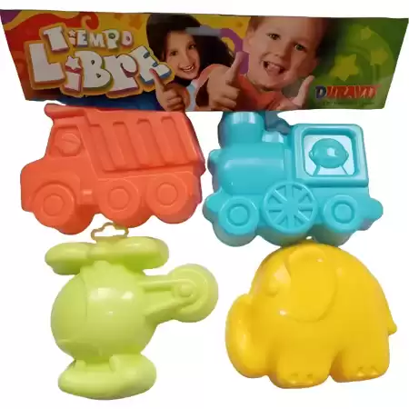 Set De Playa 4 Moldes Grandes Surtidos Duravit