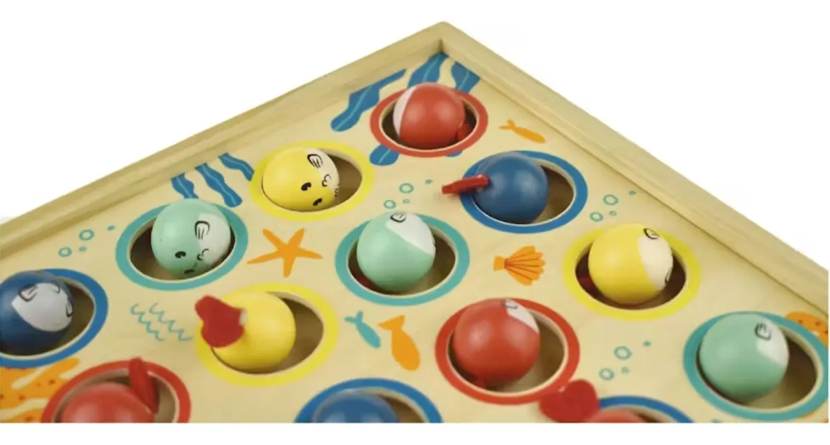 Tablero Madera Lanza Peces Al Mar 19 Piezas - Imagen 3