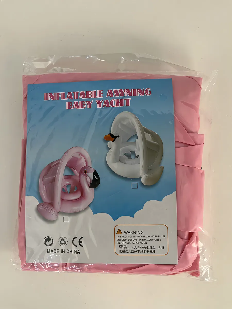 Salvavidas Flotador Infantil Flamenco Inflable Color Rosa - Imagen 2