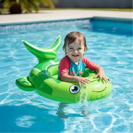Flotador Salvavidas Pez 75 Cm Piletas Inflable Infantil
