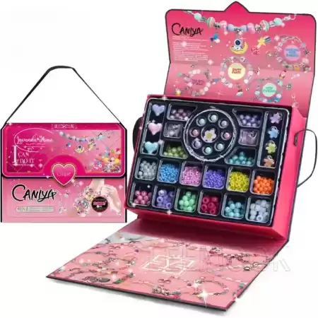 Set Bijouterie Valija Rosa Completo Para Nenas 2000 Piezas