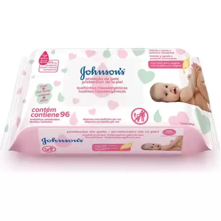 Toallitas Johnson ´s  Proteccion de la Piel  x48 u.