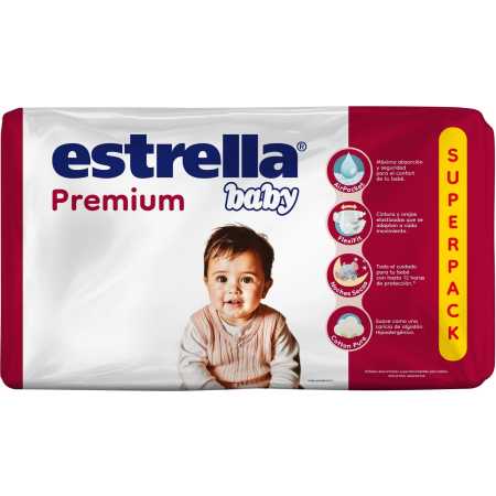 Pañal Estrella Premium Super Pack