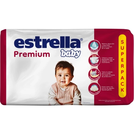 Pañal Estrella Premium Super Pack