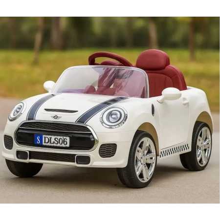 Mini Cooper- Ruedas De Caucho, Asiento de Cuero. Luces LED, Luces de Bienvenida