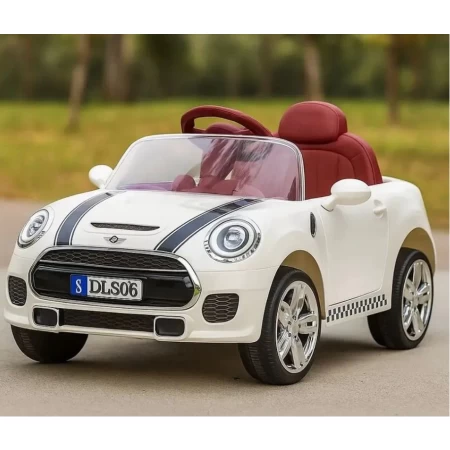 Mini Cooper- Ruedas De Caucho, Asiento de Cuero. Luces LED, Luces de Bienvenida