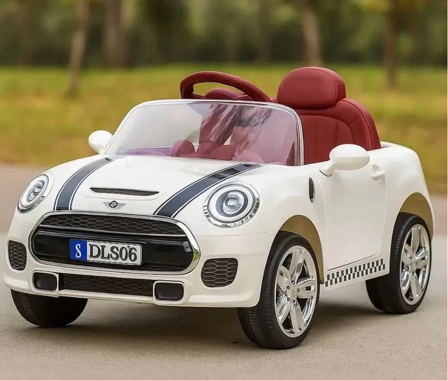 Mini Cooper- Ruedas De Caucho, Asiento de Cuero. Luces LED, Luces de Bienvenida