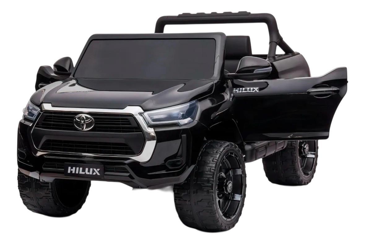 Toyota Hilux Rugged 24V 7AH Asiento de Cuero, 2 motores, Luces Delanteras y Traseras - Imagen 6