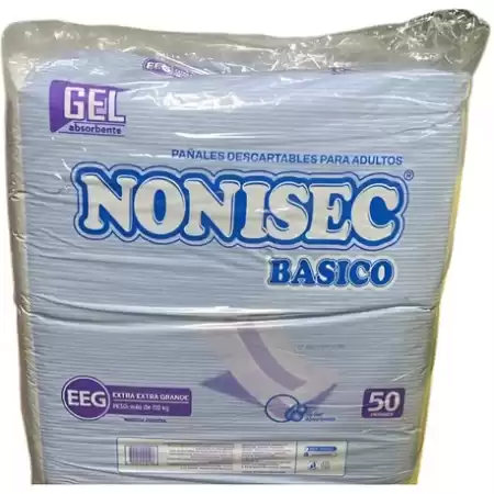 Pañal Nonisec para Adulto Básico XXG- x50u