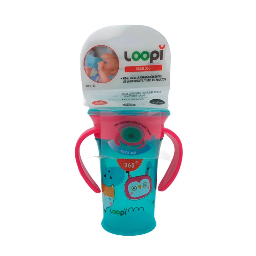 Vaso Loopi 360° Antiderrame 210 ml - Imagen 3