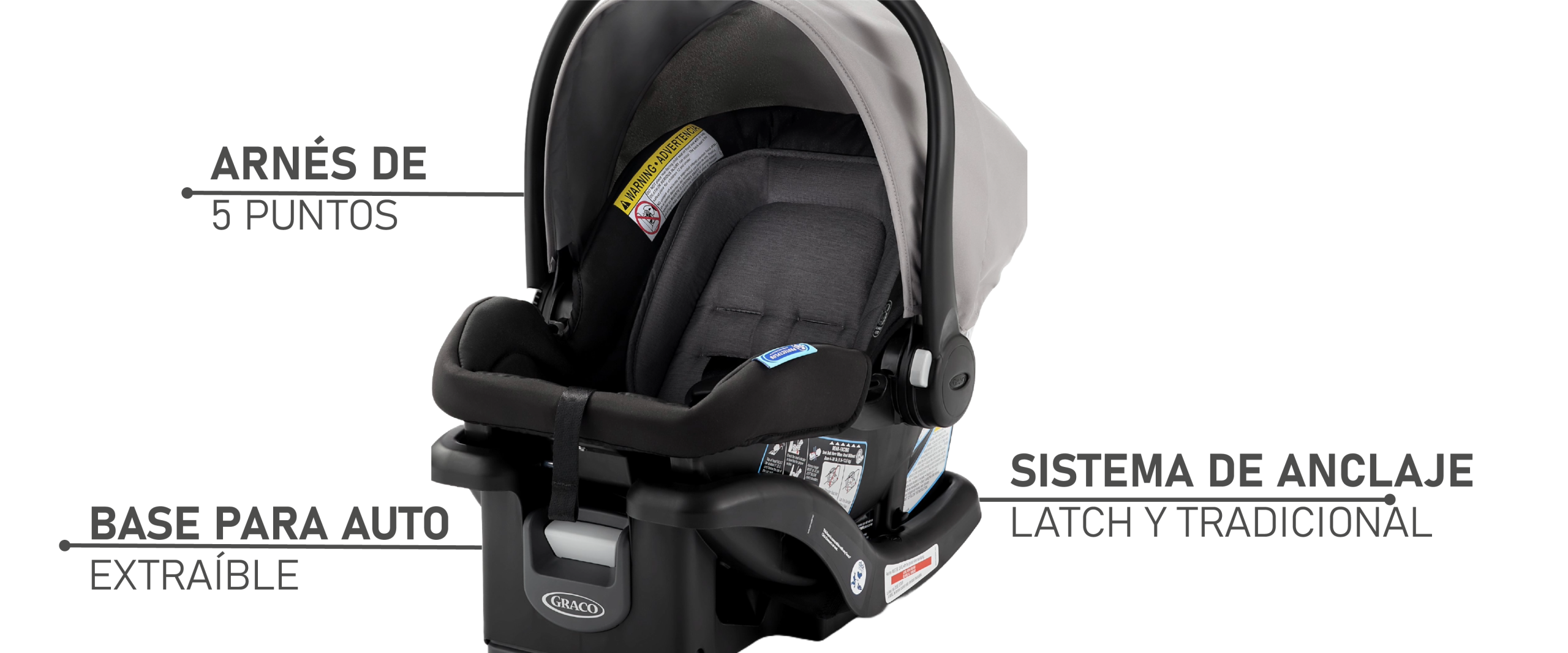 Cochecito Graco Ready2Jet Con Travel System - Imagen 2