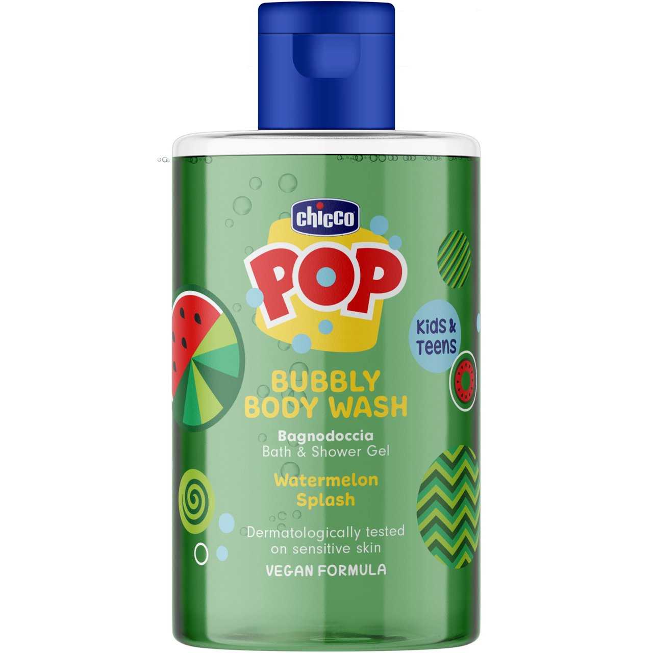 Gel De Ducha Chicco Bubble Body Wash- Sandia y Frutilla