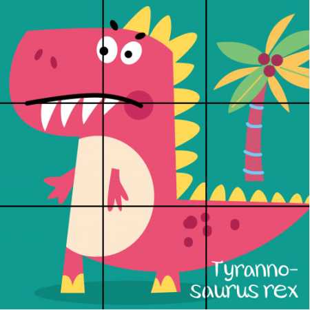 Rompecabezas Animales y Dinosaurio