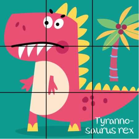 Rompecabezas Animales y Dinosaurio