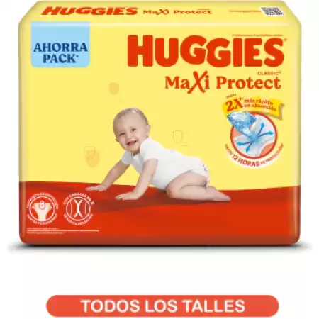 Huggies Maxi Protect G,XG, XXG y XXXG
